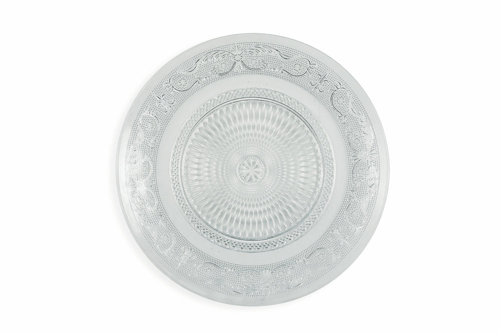 Villa d'Este Home juego de mesa Imperial vidrio 18 piezas / 6 personas - 6 platos de cena, 6 platos de desayuno y 6 platos hondos
