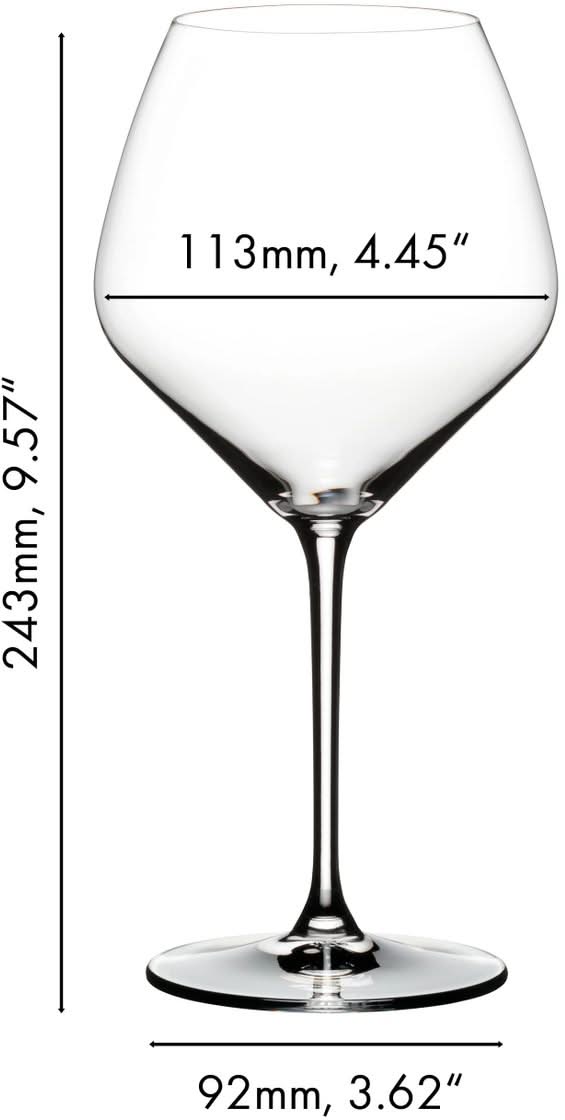 Copas de vino tinto Riedel Extreme - Pinot Noir - 770 ml - 2 piezas