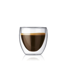 Bodum vaso de espresso de doble pared Pavina - válvula patentada - 80 ml - 6 piezas