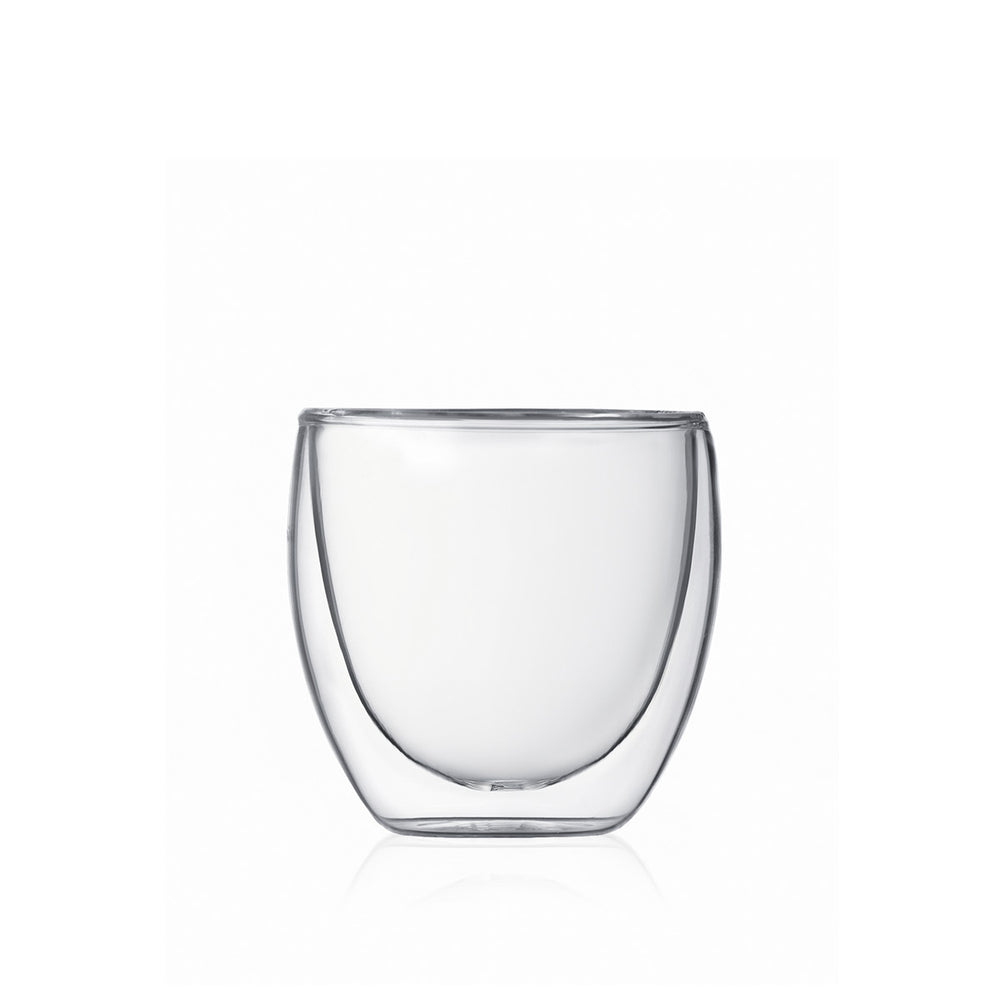 Bodum vaso de espresso de doble pared Pavina - válvula patentada - 80 ml - 6 piezas
