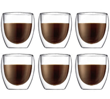 Bodum vaso de café / té de doble pared Pavina - válvula patentada - 250 ml - 6 piezas