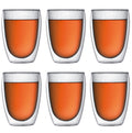 Bodum vaso de café / té de doble pared Pavina - válvula patentada - 350 ml - 6 piezas