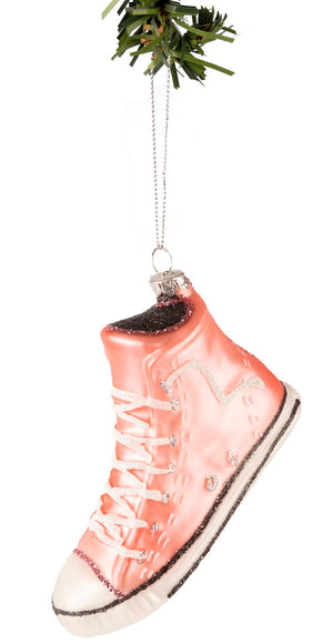 Bola de Navidad Nordic Light Zapatilla rosa 11 cm