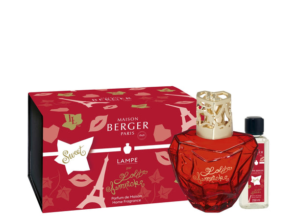 Set de regalo Maison Berger - Quemador de fragancia Lolita Lempicka Sweet - Rojo - 250 ml