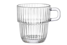 Vasos para té Bormioli Rocco - tazas de café con asa - apilables - Barshine 250 ml - 6 unidades