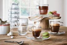 Vasos para latte macchiato Bormioli Rocco - vasos para Irish coffee - tazas de café con asa - apilables - Barshine 315 ml - 6 unidades