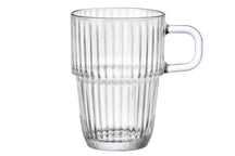 Vasos para latte macchiato Bormioli Rocco - vasos para Irish coffee - tazas de café con asa - apilables - Barshine 315 ml - 6 unidades