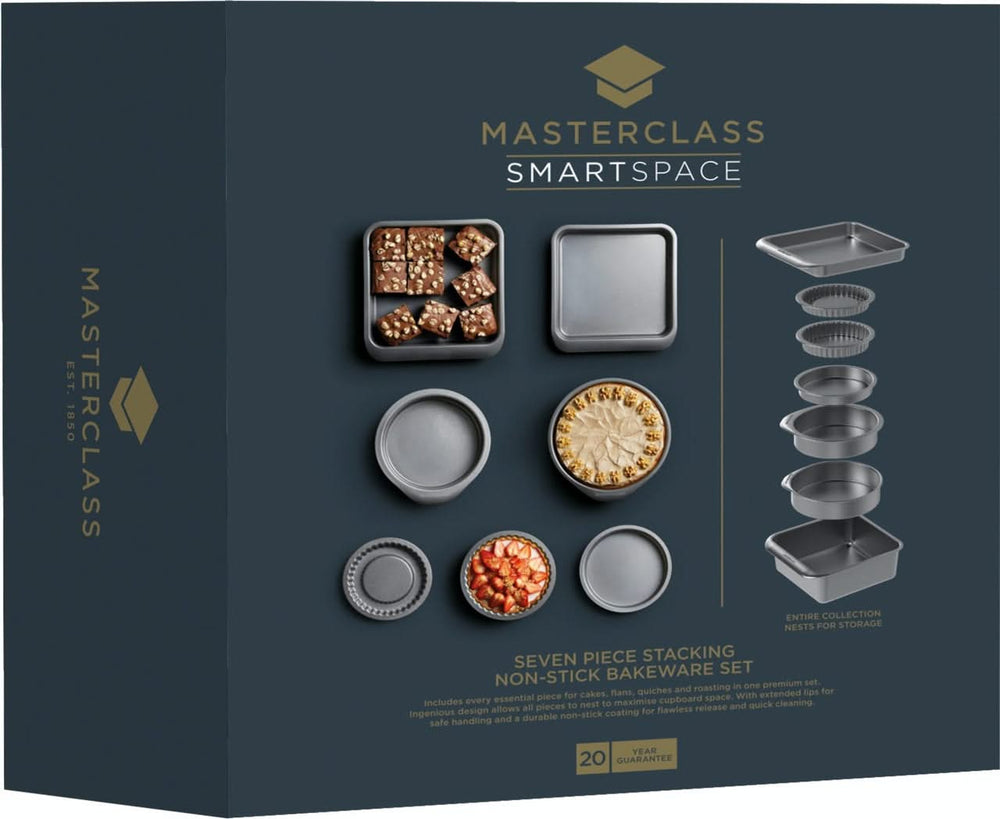 MasterClass set de moldes de hornear Smart Space 7 piezas - Capa antiadherente estándar