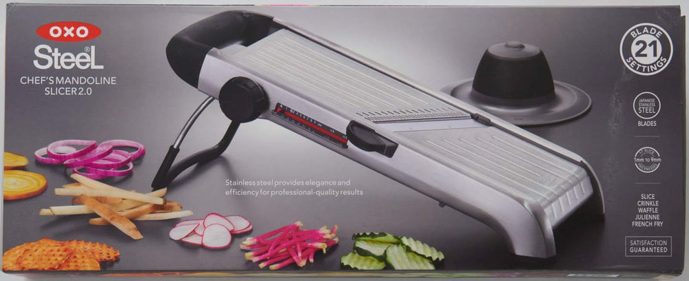 Mandolina OXO Good Grips - Cortador de verduras - Cortador de cocina - Good Grips - Básico Chef 2.0 Acero