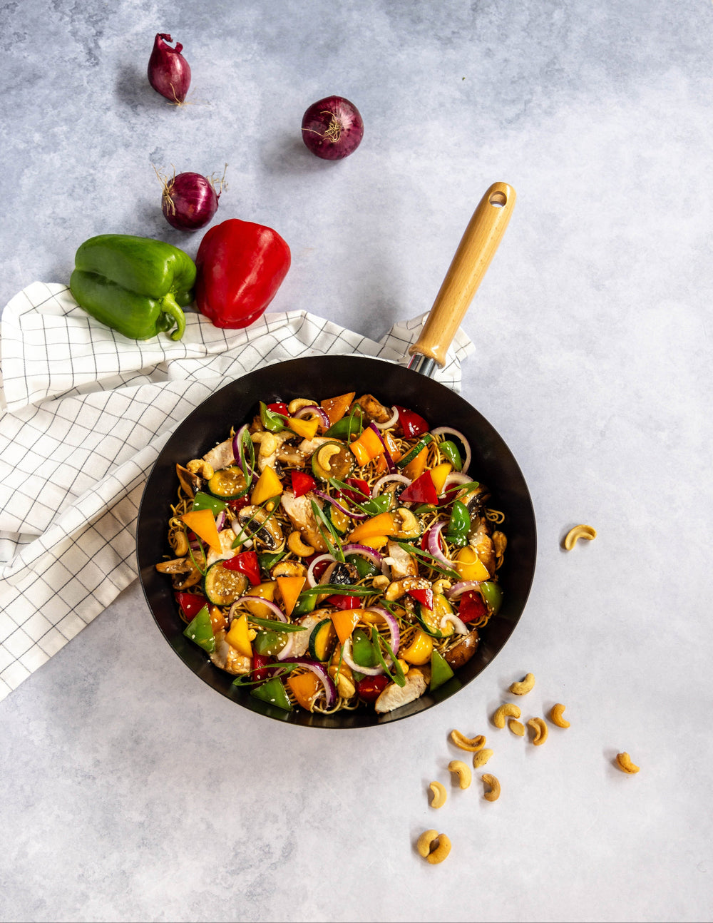 Sartén Wok Cookinglife Asia ø 30 cm - recubrimiento antiadherente cerámico
