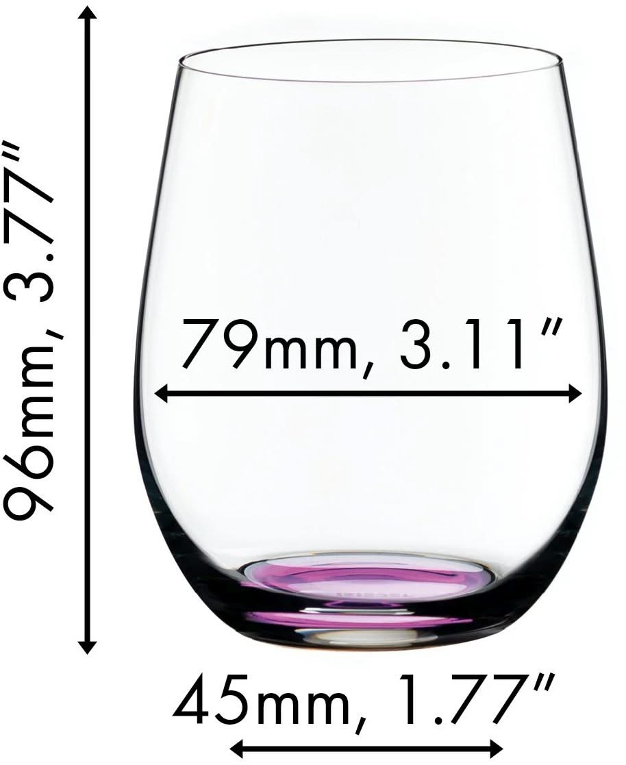 Vaso Riedel - Vaso de agua Happy O - 335 ml - 4 unidades