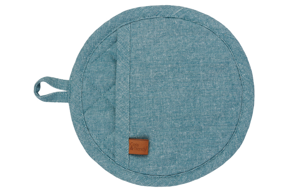 Cosy & Trendy Agarradera de tela Garza verde