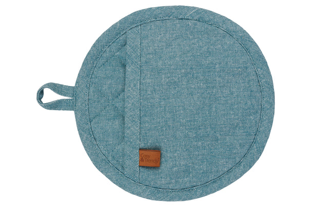 Cosy & Trendy Agarradera de tela Garza verde