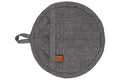Cosy & Trendy Agarradera de tela Chambray negro