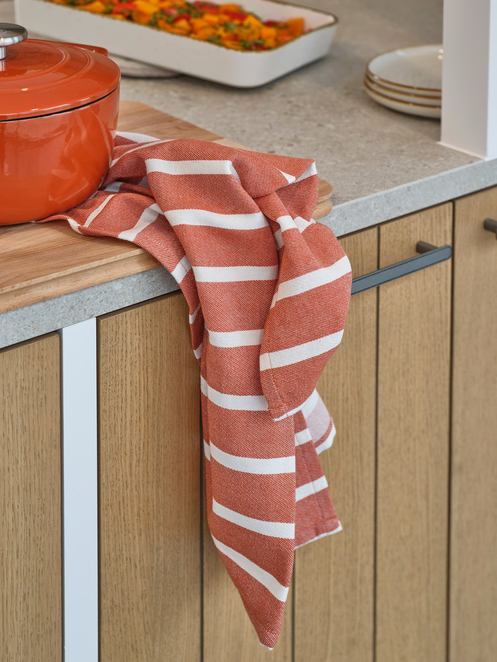 Cosy & Trendy Paños de cocina de tela Óxido 50 x 70 cm - 3 piezas