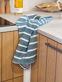 Cosy & Trendy Paños de cocina de tela Garza verde 50 x 70 cm - 3 piezas