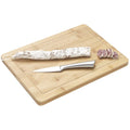Cookinglife Tabla de cortar con canal para jugos - Bambú - 25 x 35 x 1,8 cm