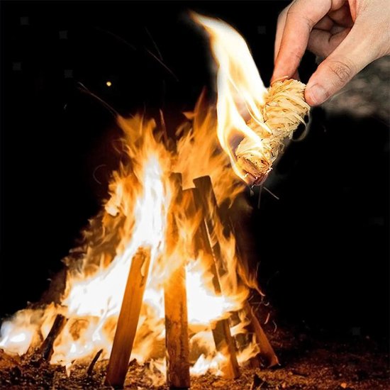 GrillX BBQ Virutas para encender / Rizos para encender / Leña para encender ± 420 unidades - 5 KG