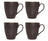 Cosy & Trendy Tazas / Vasos - Laguna Blue Grey - 450 ml - 4 piezas