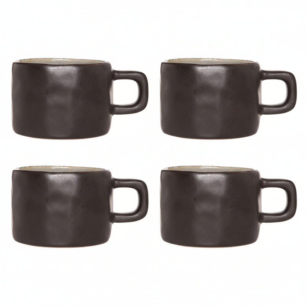 Tazas de café Cosy & Trendy Laguna Azul Gris 230 ml - 4 piezas