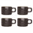 Tazas de café Cosy & Trendy Laguna Azul Gris 230 ml - 4 piezas