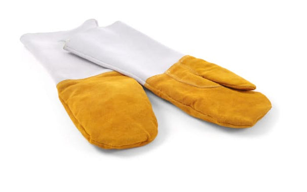 Hendi Guantes BBQ / Guantes de horno de cuero 46 cm - 2 piezas