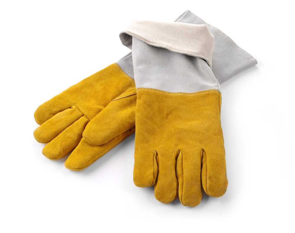 Hendi Guantes BBQ / Guantes de horno XL de cuero 46 cm - 2 piezas