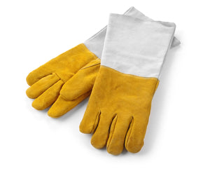 Hendi Guantes BBQ / Guantes de horno XL de cuero 46 cm - 2 piezas