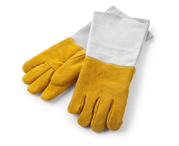 Hendi Guantes BBQ / Guantes de horno XL de cuero 46 cm - 2 piezas