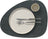 LIND DNA Manteles Individuales Hippo - Cuero - Antracita Negro - Curvado - 44 x 37 cm - 2 Piezas