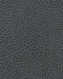 LIND DNA Manteles Individuales Hippo - Cuero - Antracita Negro - Curvado - 44 x 37 cm - 2 Piezas