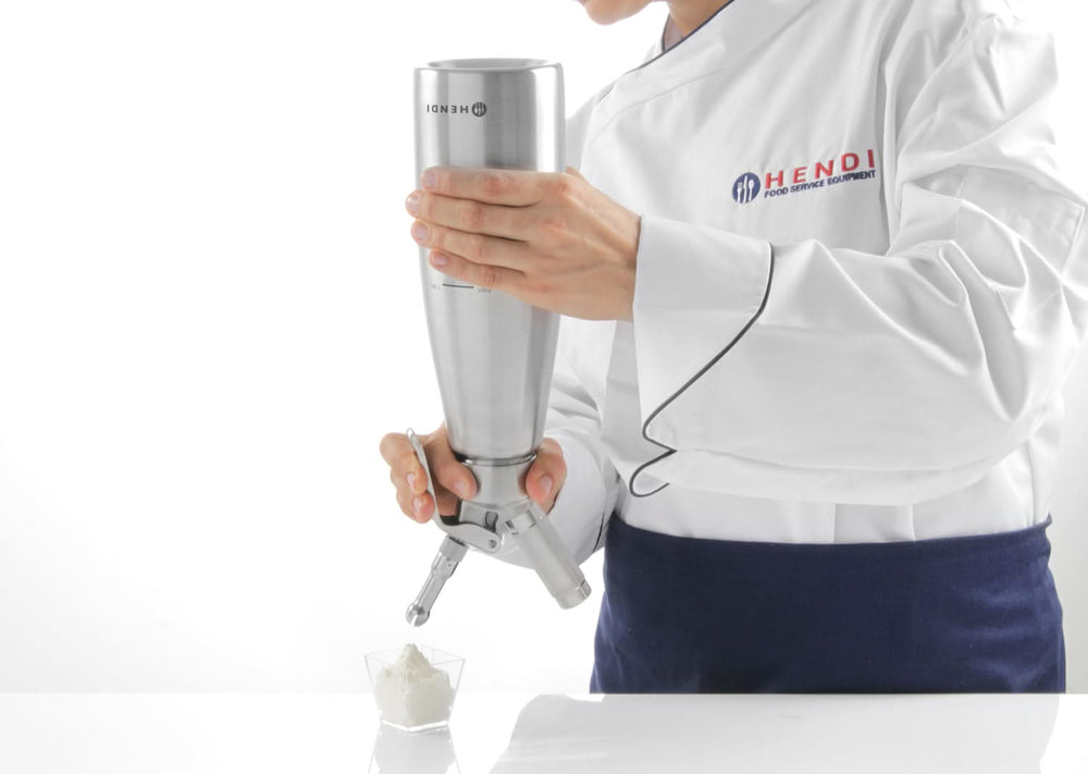 Sifón para nata Hendi acero inoxidable 500 ml