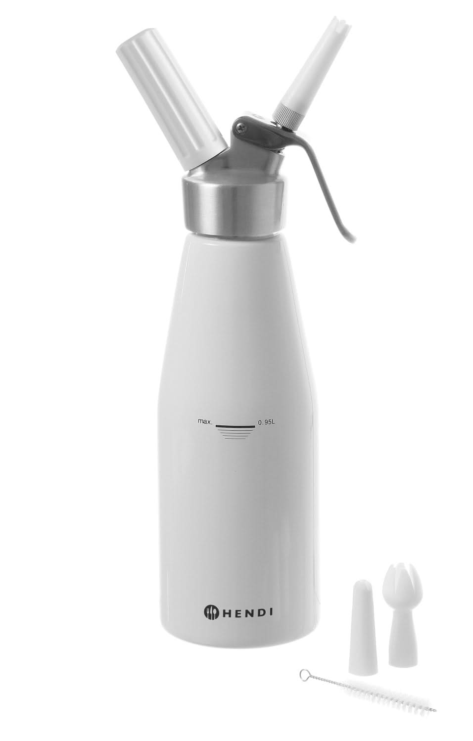 Sifón para nata Hendi blanco 500 ml + 10 cartuchos de nata