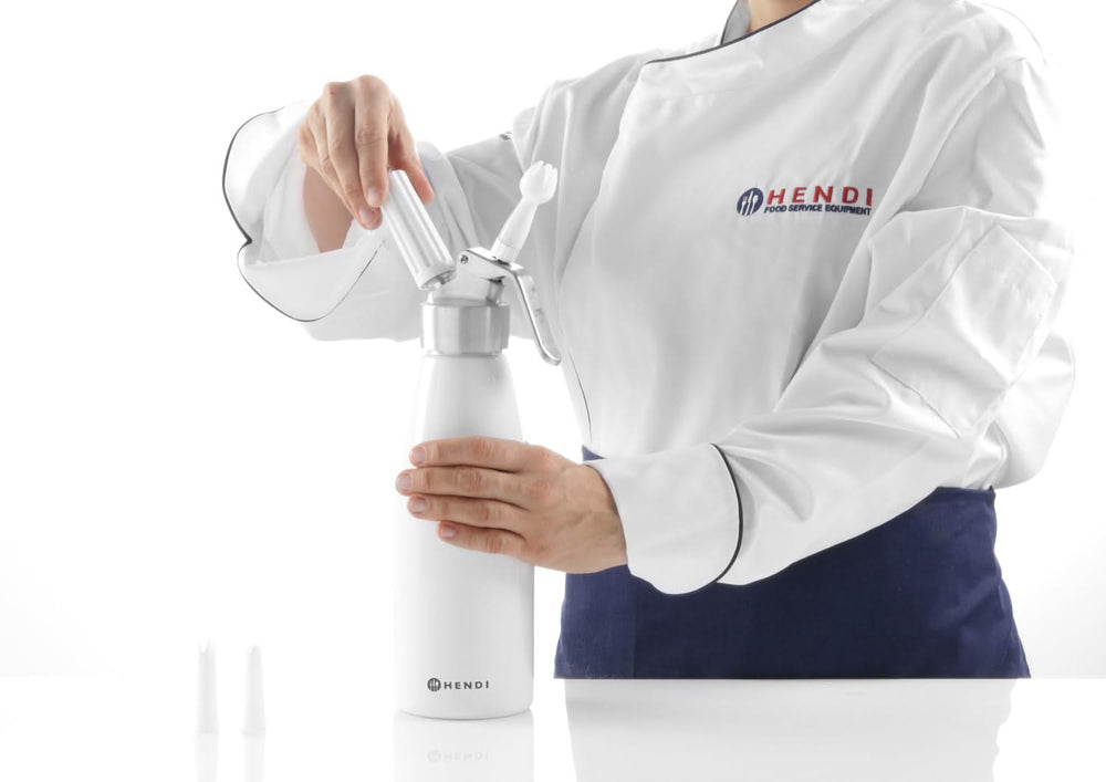 Hendi Sifón para Nata Blanco 250 ml