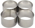 Cosy & Trendy Anillos para cocinar de acero inoxidable ø 9 cm - 4 piezas