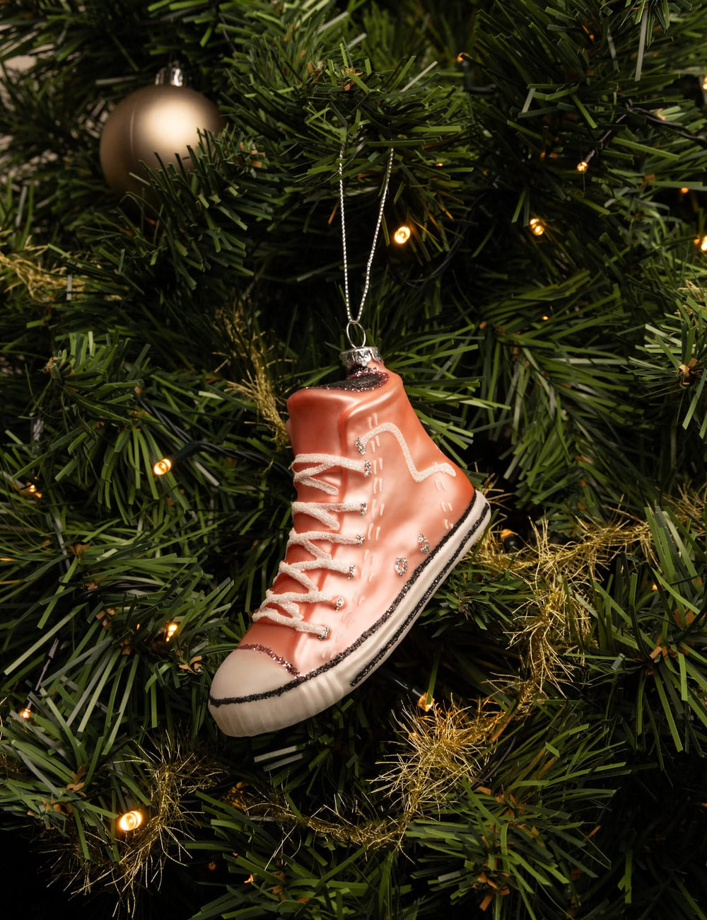 Bola de Navidad Nordic Light Zapatilla rosa 11 cm