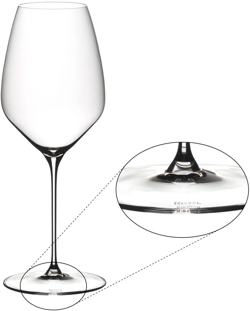 Copas de vino blanco Riedel Veloce - Riesling - 570 ml - 2 piezas