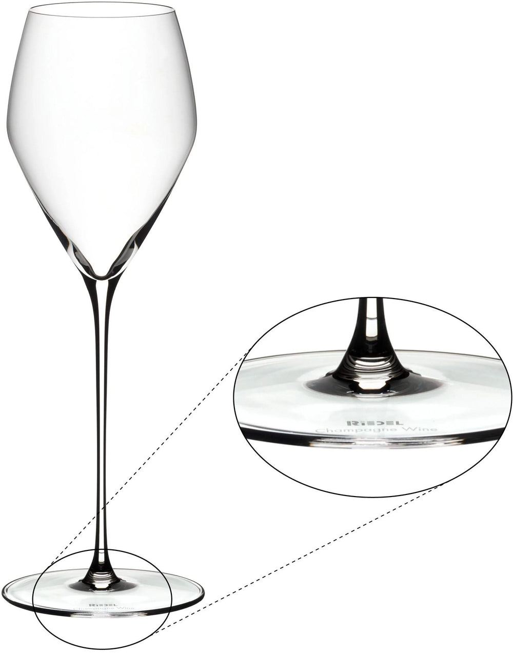Copas de champán Riedel - Flutes - Veloce - 327 ml - 2 piezas