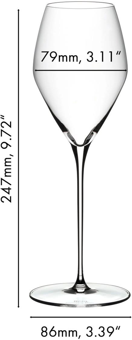Copas de vino blanco Riedel Veloce - Sauvignon Blanc - 350 ml - 2 piezas