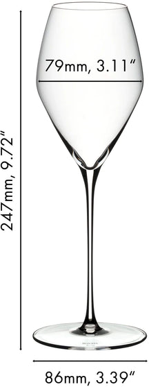 Copas de vino rosado Riedel Veloce - 350 ml - 2 piezas