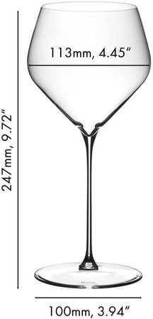 Copas de vino blanco Riedel Veloce - Chardonnay - 690 ml - 2 piezas