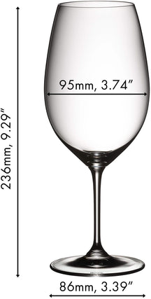 Copas de vino tinto Riedel Vinum - Syrah / Shiraz - 700 ml - 2 unidades