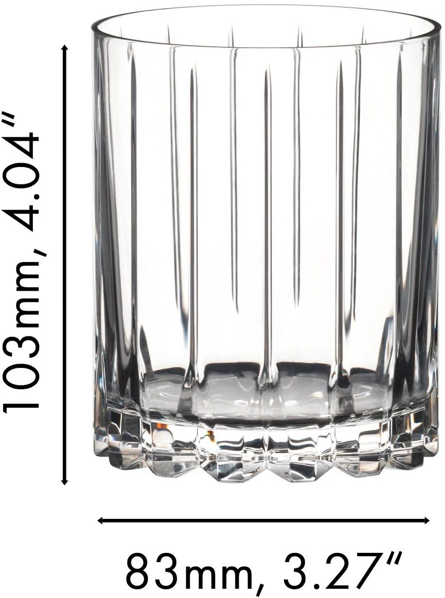 Vasos de whisky Riedel Double Rocks - 370 ml - 2 piezas