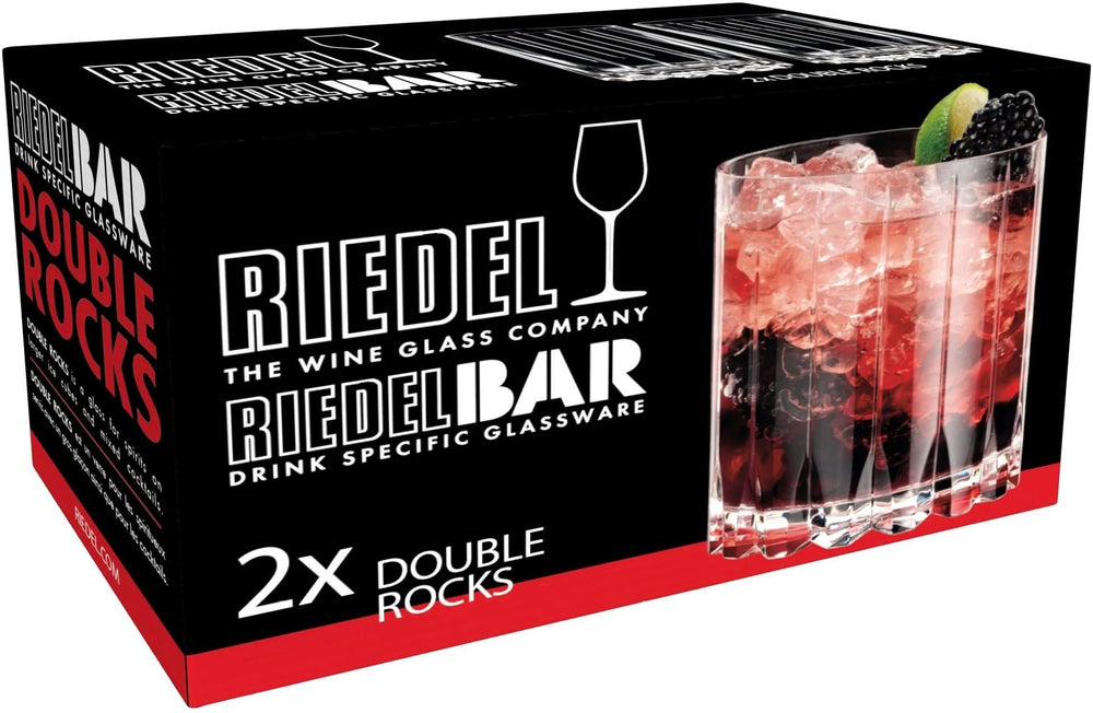 Vasos de whisky Riedel Double Rocks - 370 ml - 2 piezas