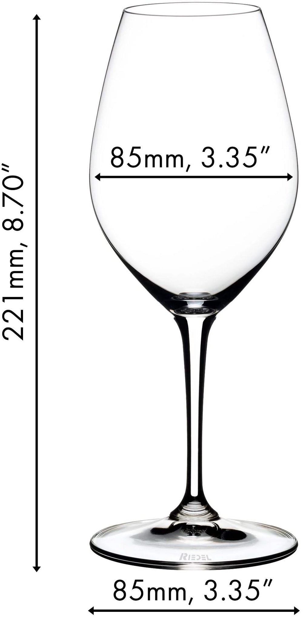 Copas de champán / vino blanco Riedel Wine Friendly - 440 ml - 4 piezas