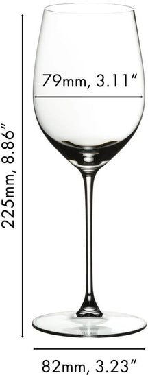 Copas de vino blanco Riedel Veritas - Viognier/Chardonnay - 370 ml - 2 unidades