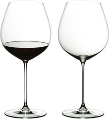 Copas de vino tinto Riedel Veritas - Old World Pinot Noir - 705 ml - 2 unidades