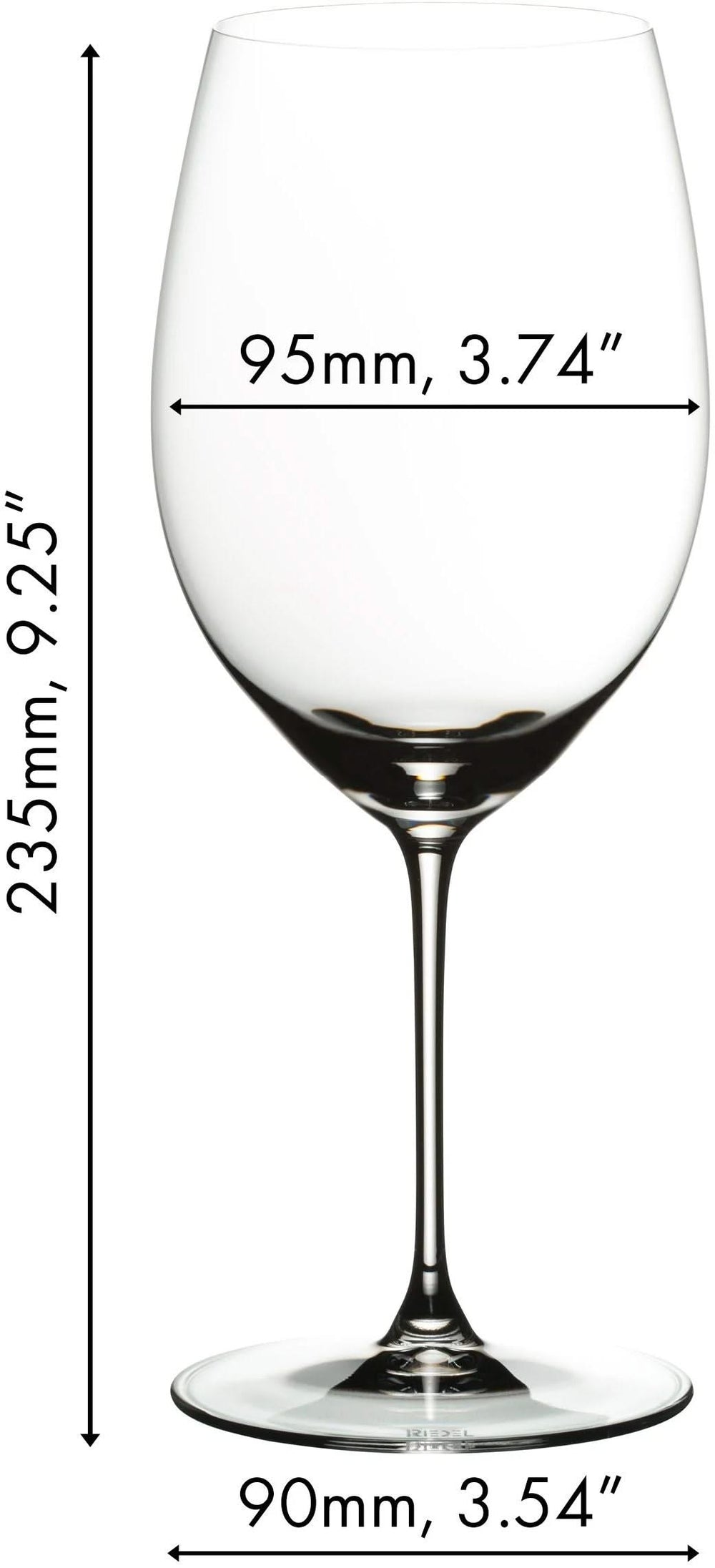 Copas de vino tinto Riedel Veritas - Cabernet / Merlot - 709 ml - 2 unidades