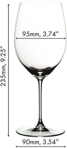 Copas de vino tinto Riedel Veritas - Cabernet / Merlot - 709 ml - 2 unidades