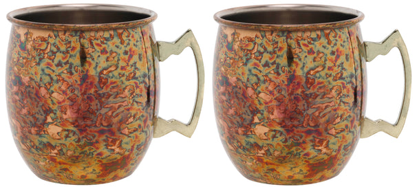 Cosy & Trendy Vasos para cóctel Moscow Mule - Cobre antiguo - 450 ml - 2 unidades